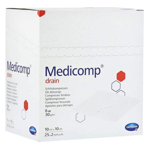 Acquista Medicomp Drain Compresse TNT Sterili Per Fissaggio Cannule E