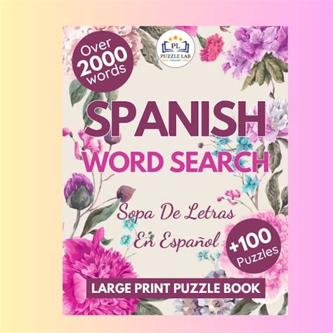 100 Word Search Puzzles With Solutions 100 Printable Word Search Etsy