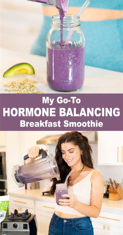 My Go To Hormone Balancing Smoothie With Adaptogenic Herbs Feelin Fabulous Recipe