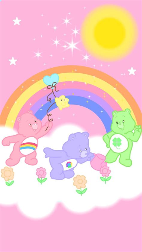 Pin On Cartoon Bear Wallpaper Cute Cartoon Wallpapers Care Bears