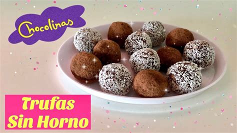 Trufas De Chocolinas 😁 Receta Sin Horno Y Fácil 😁 Trufles De Galletitas De Chocolate Youtube