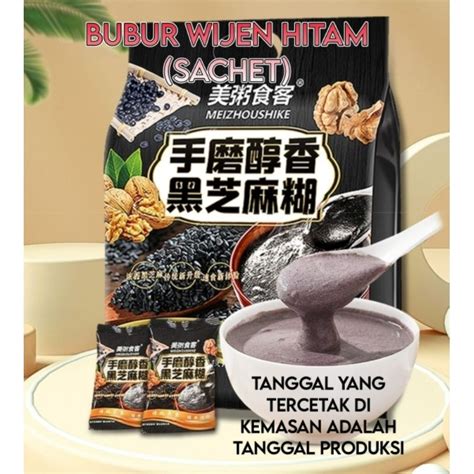 Jual Bubuk Wijen Hitam Walnut Sachet Bubur Wijen Hitam Walnut Hand