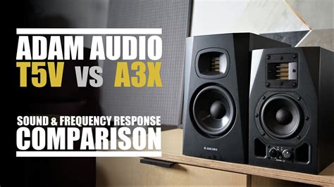 Adam Audio A X Vs Adam Audio T V Sound Frequency Response