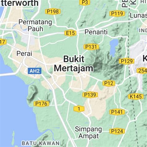 Mukim 13 Penang Map - North Seberang Perai District | Lauchlan Fleming