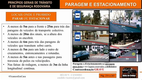 Paragem e Estacionamento Aula de Código completa resumo aos 27mn