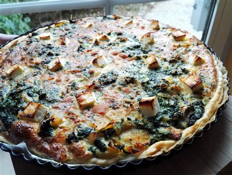 Quiche de Bacalhau e Espinafres Iguaria Receita e Culinária