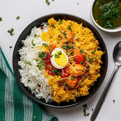 Premium Photo Egg Bhurji Rice