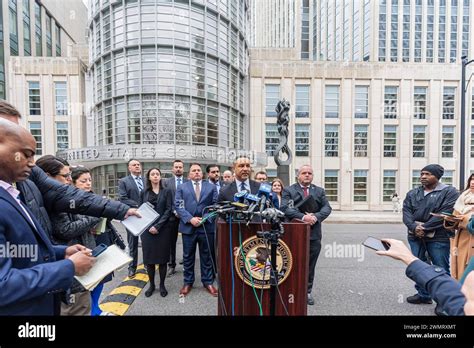 Us Attorney Breon Peace Speaks To The Media Outside The United States