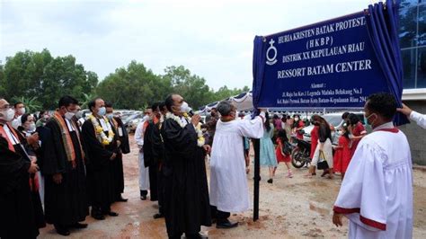 Gereja Hkbp Ressort Batam Center Diresmikan Tribunbatam Id