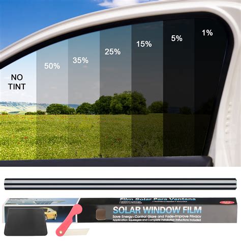 Htwon Auto Vehicle Window Tint Film Roll Kit for Car, Truck, Office