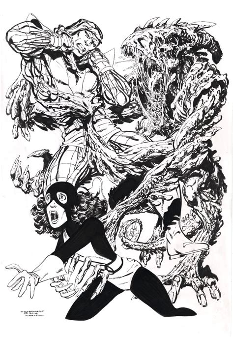 John Byrne Draws... | Comic art fans, Comic art, John byrne