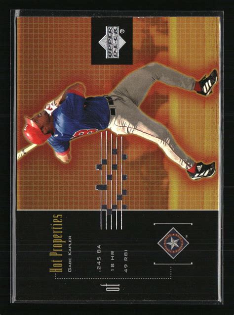 Gabe Kapler Upper Deck Hp Baseball Card Ebay