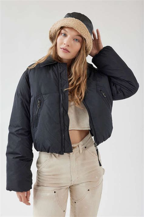 Urban Outfitters Uo Bestie Puffer Jacket in Blue | Lyst