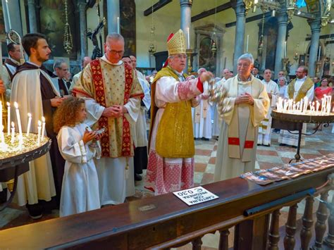 Venezia Madonna Del Carmine Messa E Processione Con Le Autorità I