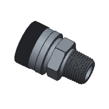 Qf Series Male Pipe Thread Body Connector Fittings Hy Lok