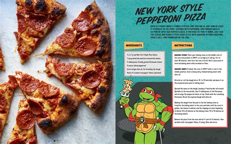 The Teenage Mutant Ninja Turtles Pizza Cookbook Book By Peggy Paul