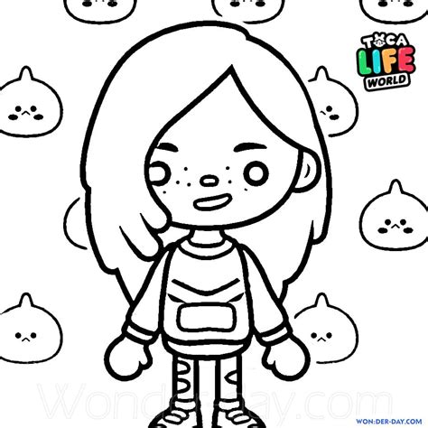 Disegni Da Colorare Toca Boca Wonder Day Disegni Da Colorare Per