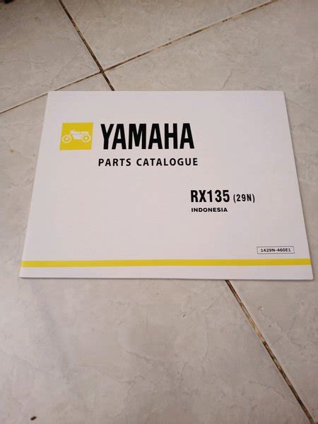 Jual Buku Part Catalog Yamaha RX 135 29N Di Lapak Yohana Motor Bukalapak