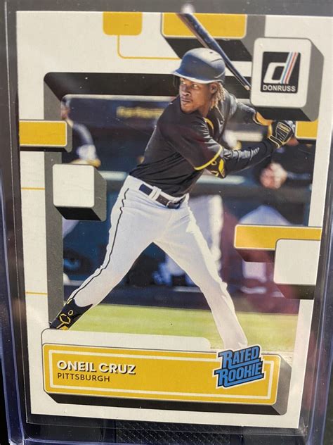 2022 Panini Donruss Optic Rated Rookie 80 Oneil Cruz RC For Sale