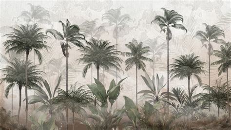 Fototapeta Jungle Behind Fog Tappy Cz