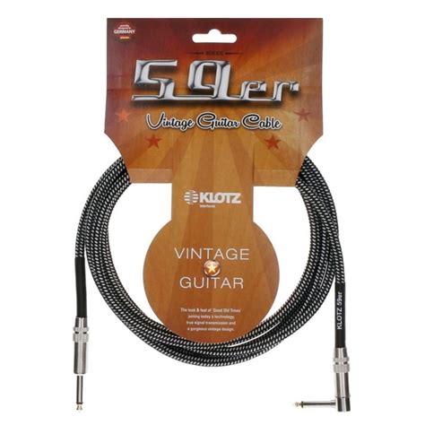 Klotz Vintage Er Angled Guitar Cable M At Gear Music