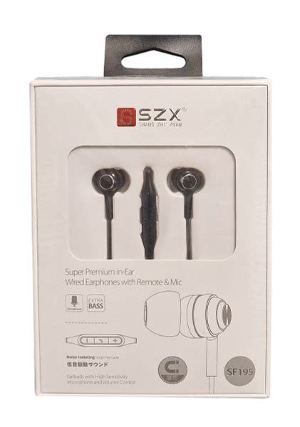 Наушники Вкладыши SZX SF195 - купить по доступным ценам в интернет ...