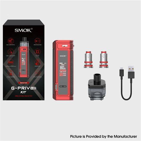 Buy Authentic Smoktech Smok G Priv Pro W Pod Mod Kit Nano Chrome