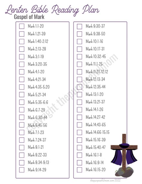 Lent Readings 2024 Calendar Printable - Sadie Collette