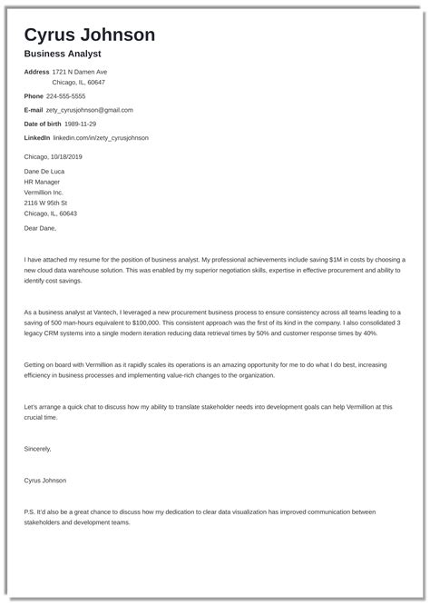 How To Format A Cover Letter Layout Examples For 2022 - Riset