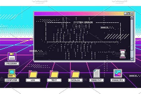 Vaporwave 80s Interface Screen In 2020 Interface Vaporwave Old