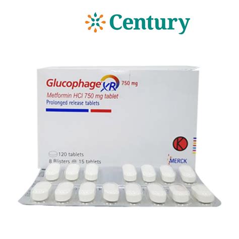 Jual GLUCOPHAGE XR 750 MG TAB 120 S 1 STRIP ISI 15 TAB METFORMIN