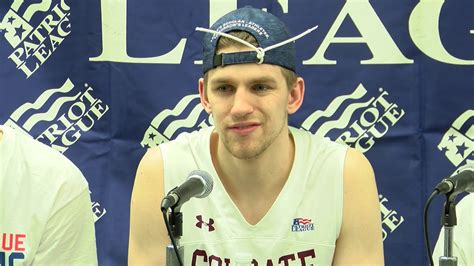 Colgate Men S Basketball Patriot League Championship Postgame Press