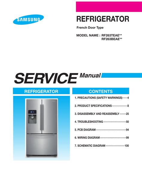 Samsung Refrigerator Wiring Diagram Wiring Diagram And Schematics