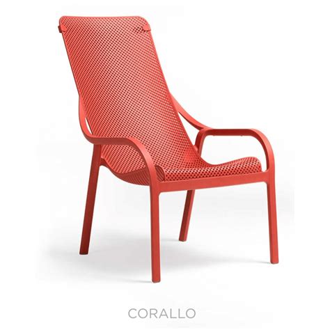 FAUTEUIL DE TERRASSE EMPILABLE NET LOUNGE Le Chaisier