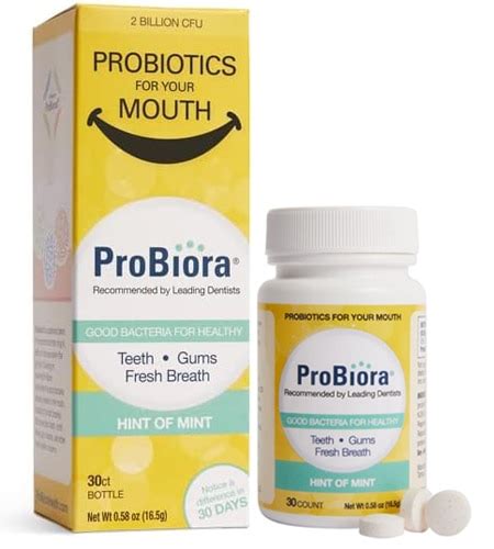 Probiora Oral Care Probiotics For Your Mouth Hint Of Mint