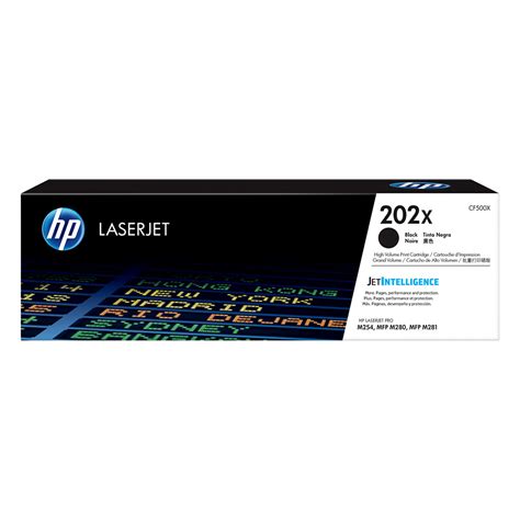 Cartucho de tóner HP 202X Negro Alto Rendimiento Laserjet Original