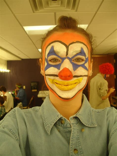 Make-up: Elisa: Funny clown faces