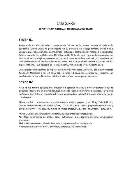 Caso Clínico Hipertensión Arterial ANDREA ADELAYDA PALACIOS PAZOS