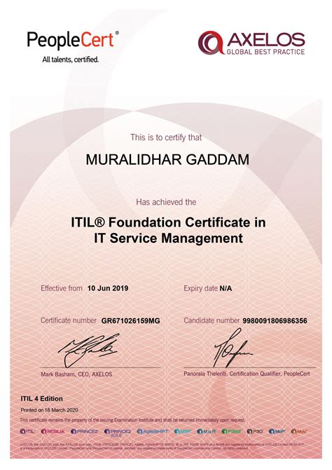 Itil Foundation E Learning Axelos Self Paced Training Videos With