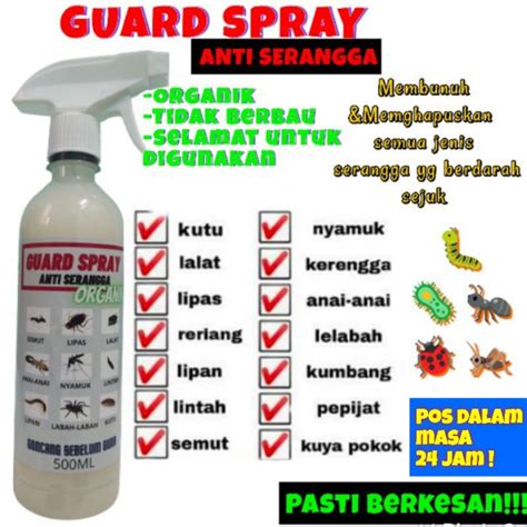 Murah Berkesanspray Anti Serangga Organik Racun Semut Racun Lipas