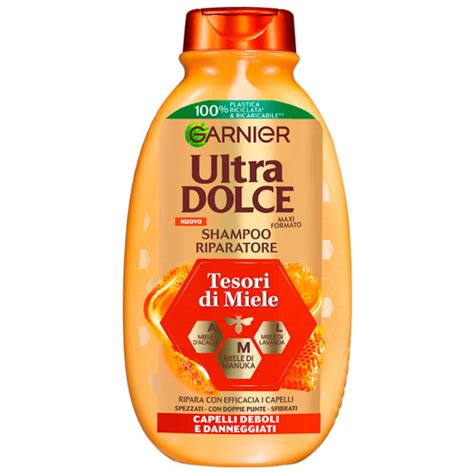 Garnier Ultra Dolce Shampoo Riparatore Tesori Di Miele 400ml