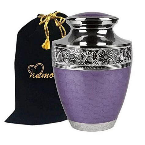 Free Shipping Large Lavender Bloom Cremation Urn For Human Ashes