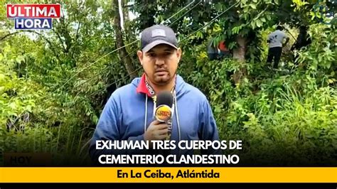 Exhuman Tres Cuerpos De Cementerio Clandestino En La Ceiba Atl Ntida