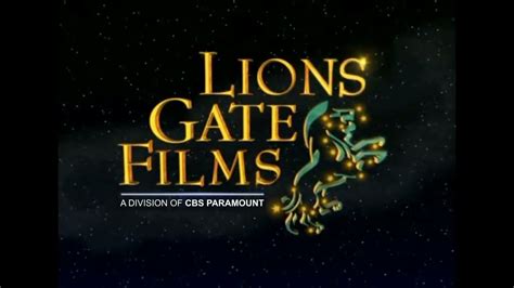 Lions Gate Films 1997 2004 Logo With CBS Paramount Byline From 2000