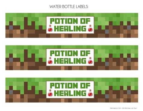 Minecraft Party Printables Free Minecraft Party Printables From Printabelle Minecraft Party