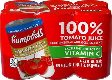 Amazon Campbell S Tomato Juice Tomato Juice Oz Bottle