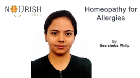 Homeopathy For Allergies Youtube