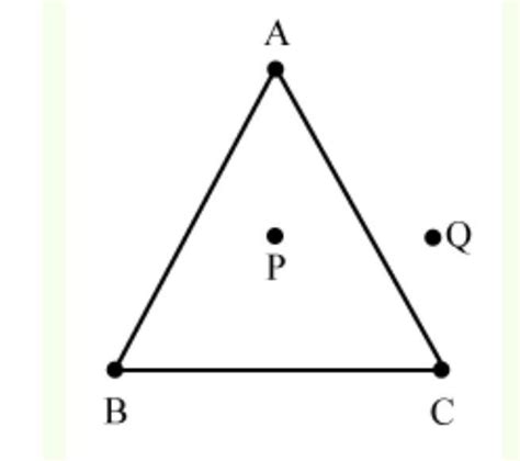 1 Draw A Triangle ABC Mark And Name The Following On The Triangle ABC