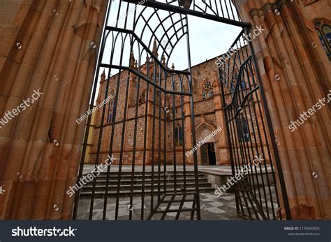 Exterior View Gothic Architecture Church Templo Stock Photo 1170040555