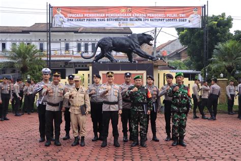 Berprestasi Selama Ops Ketupat Lodaya 2023 40 Personil Polresta